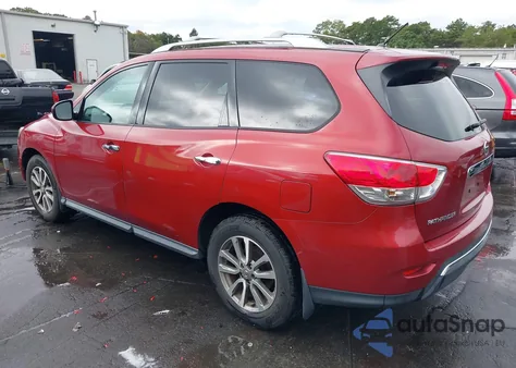 2015 Nissan Pathfinder S из США, поврежденный, VIN 5N1AR2MM9FC659250